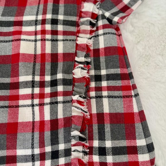 Mayoral Girls Plaid Ruffle Dress - Picture 2 of 7